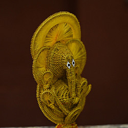 Dhaana Murti . Paddy Craft | Ganeshji ( Yellow )