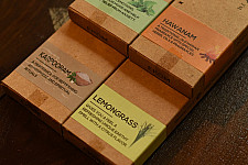 Sugandh ☘  Patchouli + Hawanam + Karpooram + Lemongrass ~ Incense Sticks Handcrafted With Natural Herbs ( Set of Four )