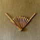shop Crafted Bamboo Hand Fan - Two color options