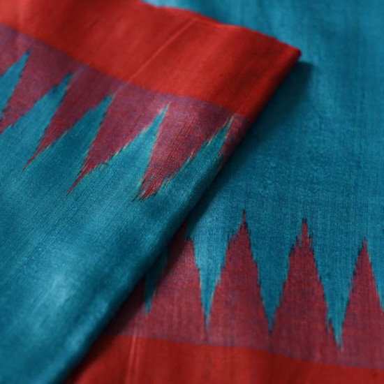 shop Handwoven Pure Tussar Silk Saree