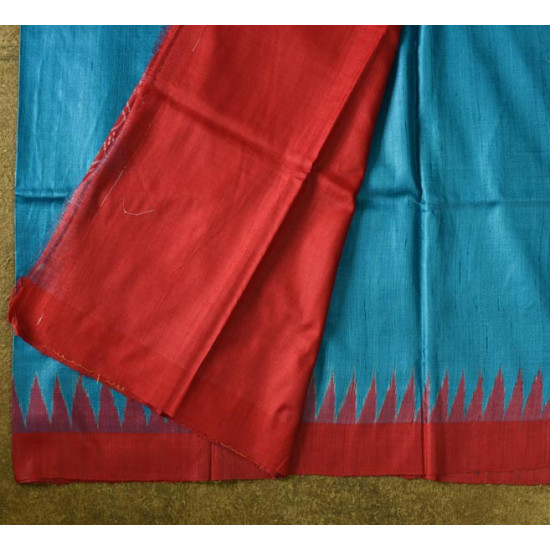 shop Handwoven Pure Tussar Silk Saree