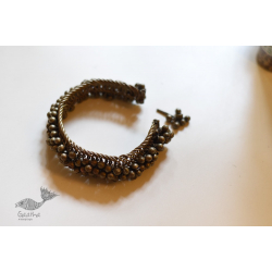 Kanupriya | White Metal Antique Payal (Single Piece) 