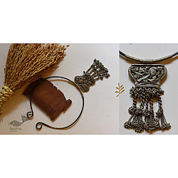 Kanupriya ~ White Metal Vintage Necklace