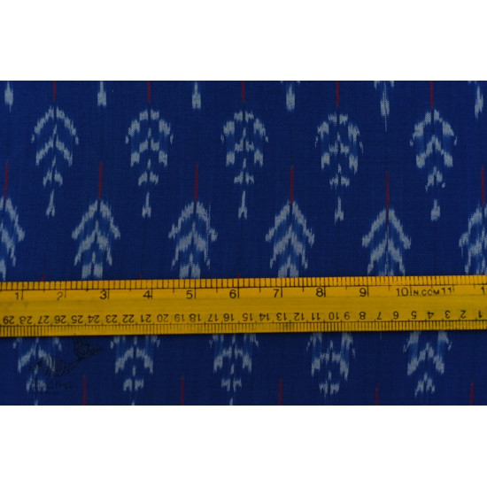 Shop Handloom ikat cotton Blue fabric