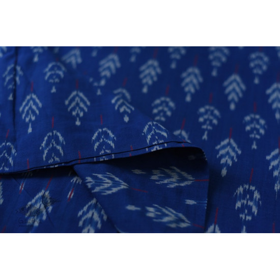 Shop Handloom ikat cotton Blue fabric