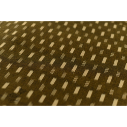 Ikat Handwoven Cotton Fabric - Brown