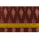 Shop Handloom ikat cotton Brown fabric