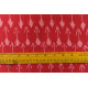 Shop Ikat Handloom Cotton Red Fabric - Arrow Motif