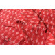 Shop Ikat Handloom Cotton Red Fabric - Arrow Motif