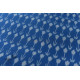 Shop Ikat Handloom Cotton Blue Fabric - Arrow Design Woven 