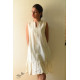 shop Handwoven Pure Cotton ~ Off White dress