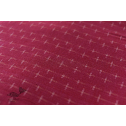 Ikat Handloom Cotton Fabric - Red Cross