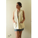 shop Handwoven Pure Cotton ~ Off White Shrug