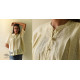 shop Off White Pure Cotton ~ Handwoven Self Checks Top