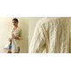 shop Handwoven Off White Cotton Self Checks Shrug