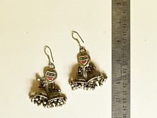 Kanupriya ❉ Banjara  Jewelry - Three Jhumka Earring