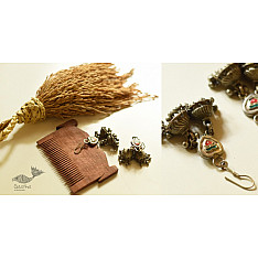 Kanupriya ❉ Banjara  Jewelry - Three Jhumka Earring
