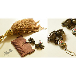 Kanupriya ❉ Banjara  Jewelry - Three Jhumka Earring