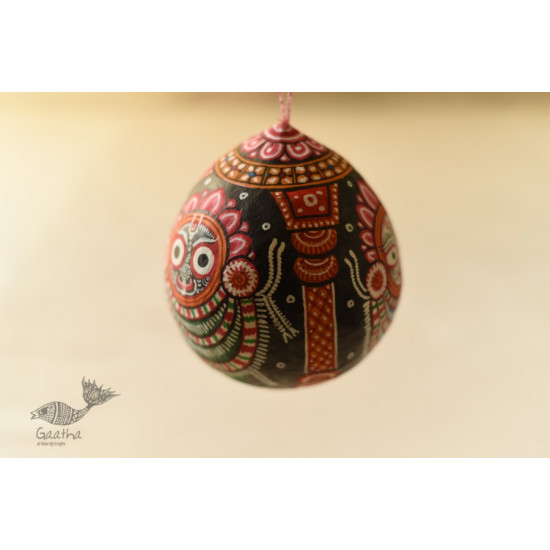 shop Pattachitra Painted - Hanging Jagannath Coconut 