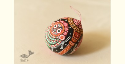 Pattachitra ~ Hand Painted Jagannath Hanging Coconut