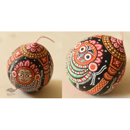 shop Pattachitra Painted - Hanging Jagannath Coconut 