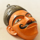 shop handmade wooden mask from bengal