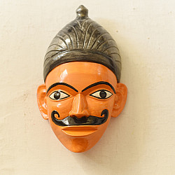 Handmade Wooden Mask From Bengal