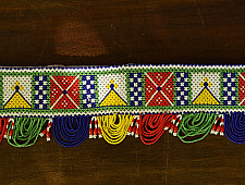 Shubh-Laabh | Glass Bead Door Toran - Squares Design