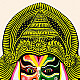 shop Handmade Paper Mache Chau Mask - B