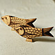 shop Rustic Handmade Wood Burning Art - Fish (Set of Two)