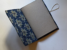 Ajrakh Pothi Diary  ( 9 X 6 in ) ☙ Lotus Motif