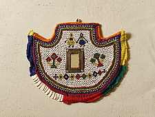 Prachin . प्राचीन | Handmade Bead Work ~ Old Wall Hanging - Fan