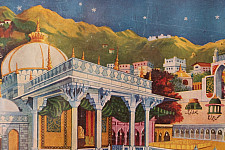 Memory Lines | Indian Antique Print  ( With Frame) - Ajmer Sharif