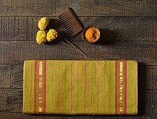 Rojana | Handloom Andhra Cotton Yellow Saree