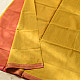 Handwoven cotton saree |Yellow Saree  from Andhra Pradesh