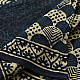 Exclusive Block Printed Cotton Dabu ~ blue Saree
