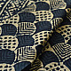 Exclusive Block Printed Cotton Dabu ~ blue Saree