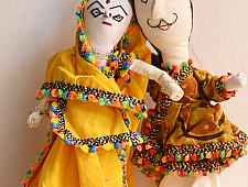Dhingli | Cotton Handmade Doll - Traditional Kutchi Couple Set