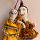 shop Cotton Handmade Doll -Traditional Kutchi Couple Set