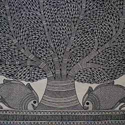 Aripan | Madhubnai Painting - Tree of life Kalp Vriksh