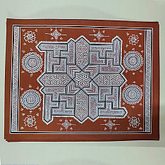 Mandana Art - Painting -  Four Swastik