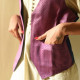 shop mashru & denim Reversible Purple Jacket 