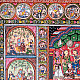 shop Pattachitra Traditional Krishna Lila Painting ~ Natural Colors