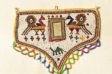 Prachin . प्राचीन  ❂ Saurashtra Bead Work - Old & Antique Wall Hanging / Chakda