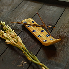 Sugandh ☘ Rajnigandha + Gulabari + Kesariya ~ Incense Sticks Handcrafted With Natural Herbs ( Set of Three )