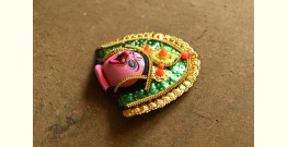 Mukhauta . मुखौटा : Handmade Paper Mache Chhau Mask - Ganesha