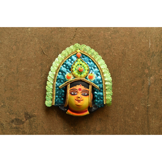 shop Handmade Paper Mache Chhau Mask - durga