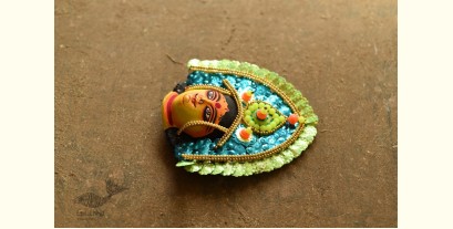 Mukhauta . मुखौटा : Handmade Paper Mache Chau Mask - Durga 