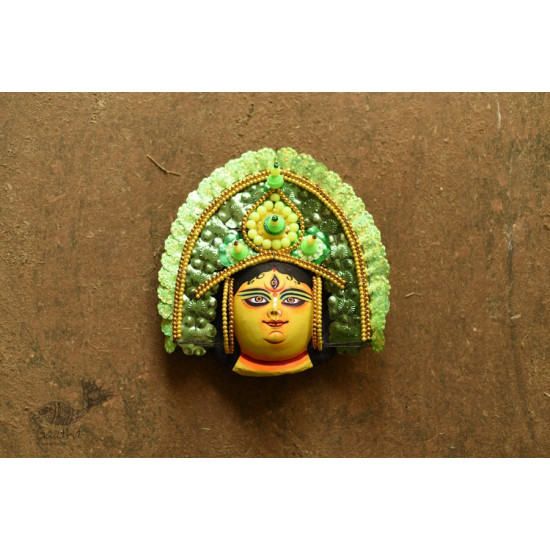 shop Handmade Paper Mache Chhau Mask - Durga Maa