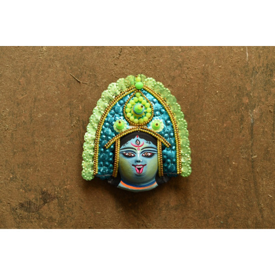 shop Handmade Paper Mache Chhau Mask - kaali